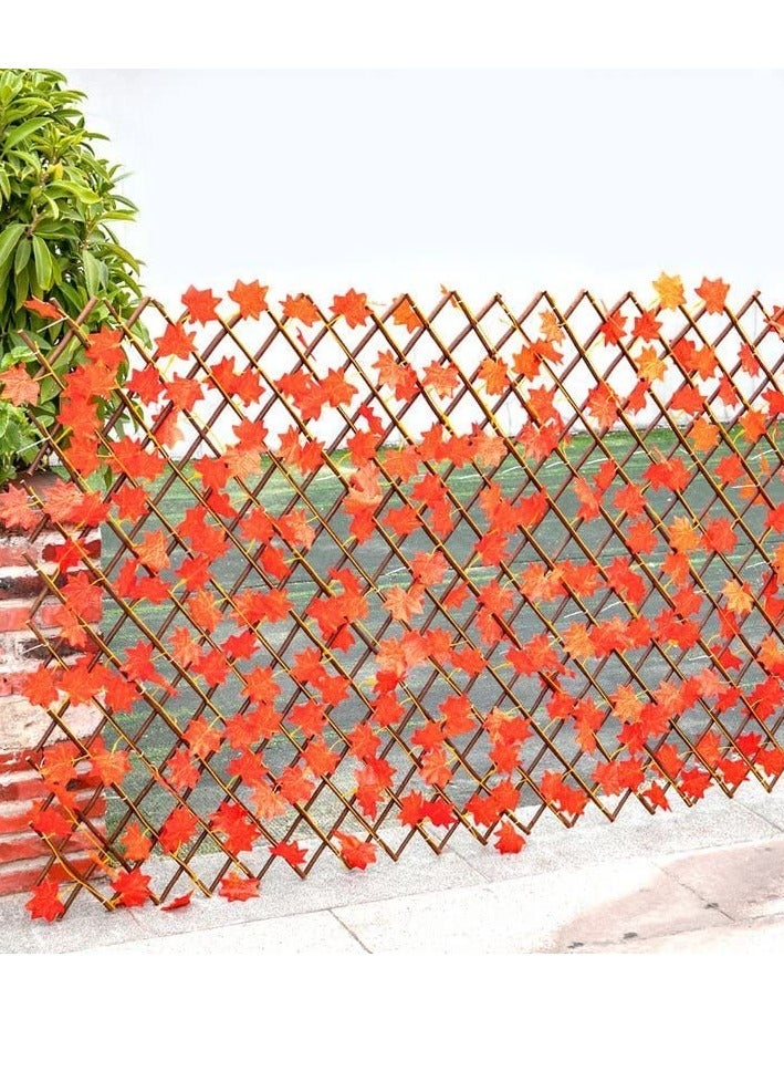 Generic FFD Expandable Faux Ivy Fence Artificial Privacy Screen Decor for Outdoor Wall Balcony and Patio  - Image 1