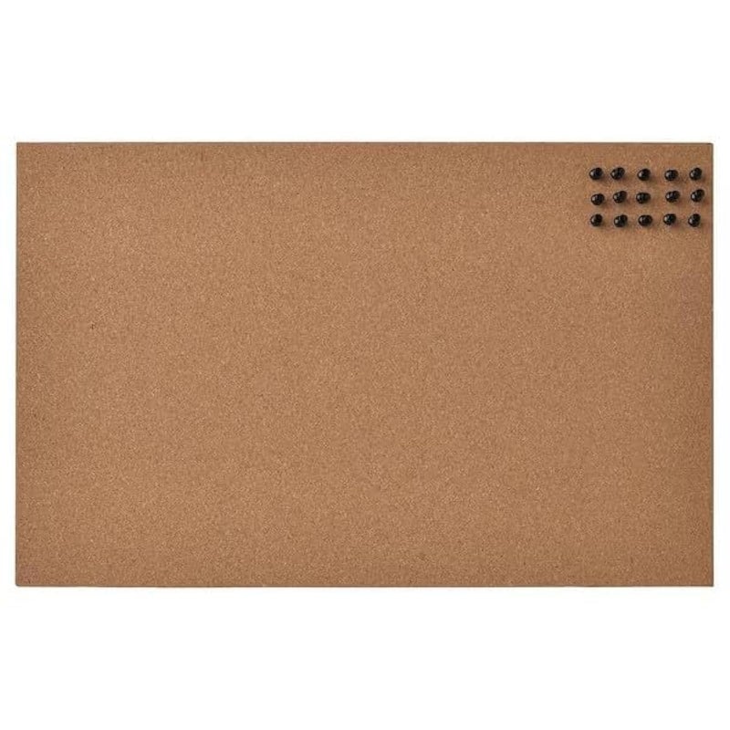 Digital Shoppy FLÖNSA Memo Board with pins, Cork, 52x33 cm (20 ½x13 ")