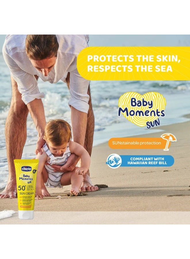 شيكو كريم شيكو بيبي مومنتس الواقي من الشمس 0+ SPF50+ 75 مل - Image 3