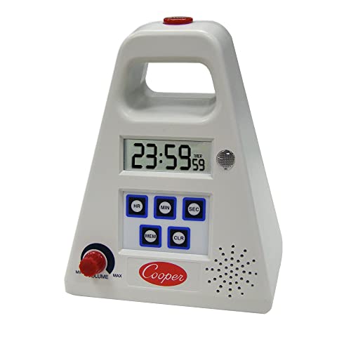 Cooper-Atkins مؤقت مطبخ رقمي كبير من كوبر-أتكينز FT24-0-3 مع تحكم في الصوت، نطاق وحدة 24 ساعة - Image 2