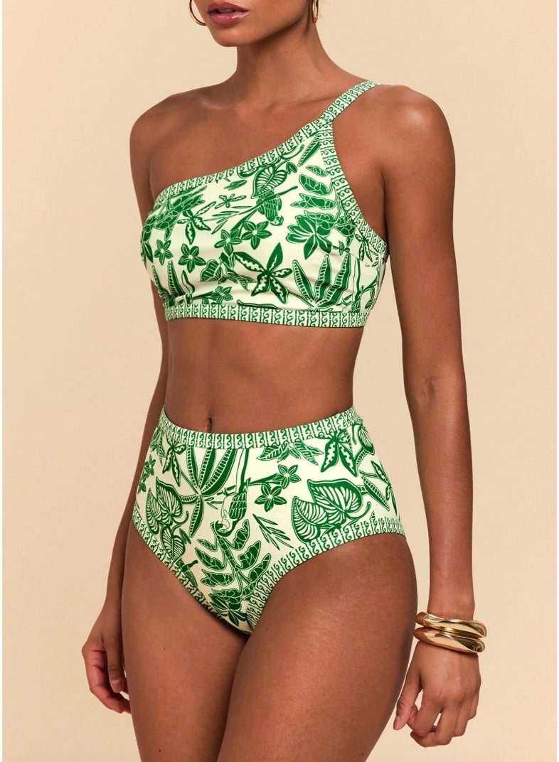 Shein ملابس السباحة النسائية بألوان متعددة، صيحة صيفية للنساء على الشاطئ - Image 1