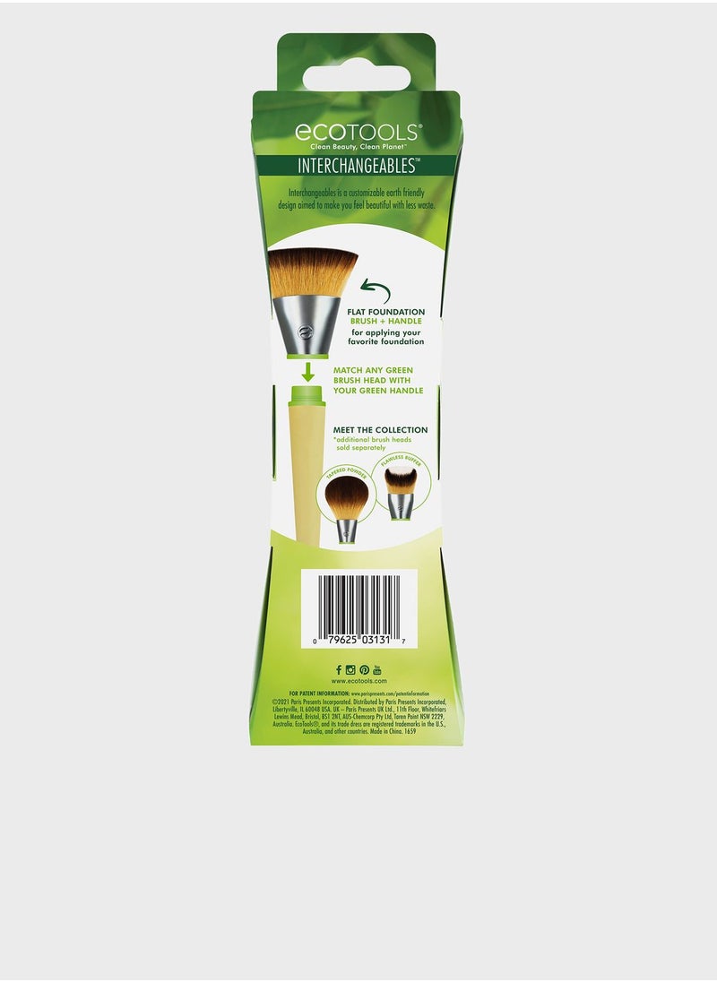 Ecotools Interchangeables Flat Foundation Brush Head  - Image 3