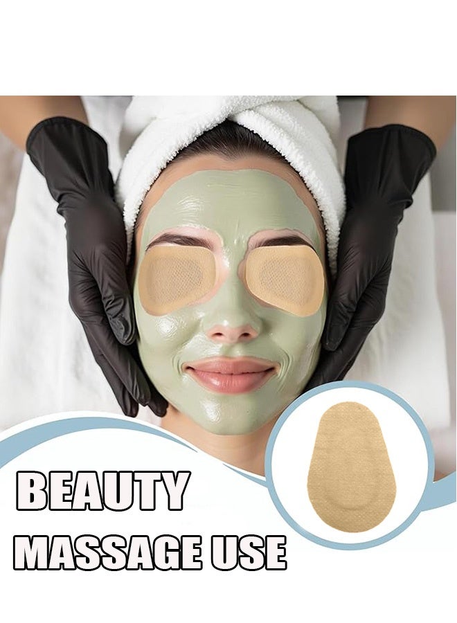 10 قطع من رقعة العين، أغطية عين من القطن غير المنسوج والقابلة للتنفس، مقاس 3.54 بوصة × 2.75 بوصة، مناسبة للنوم وعلاجات التجميل والعناية بالعين - Image 4