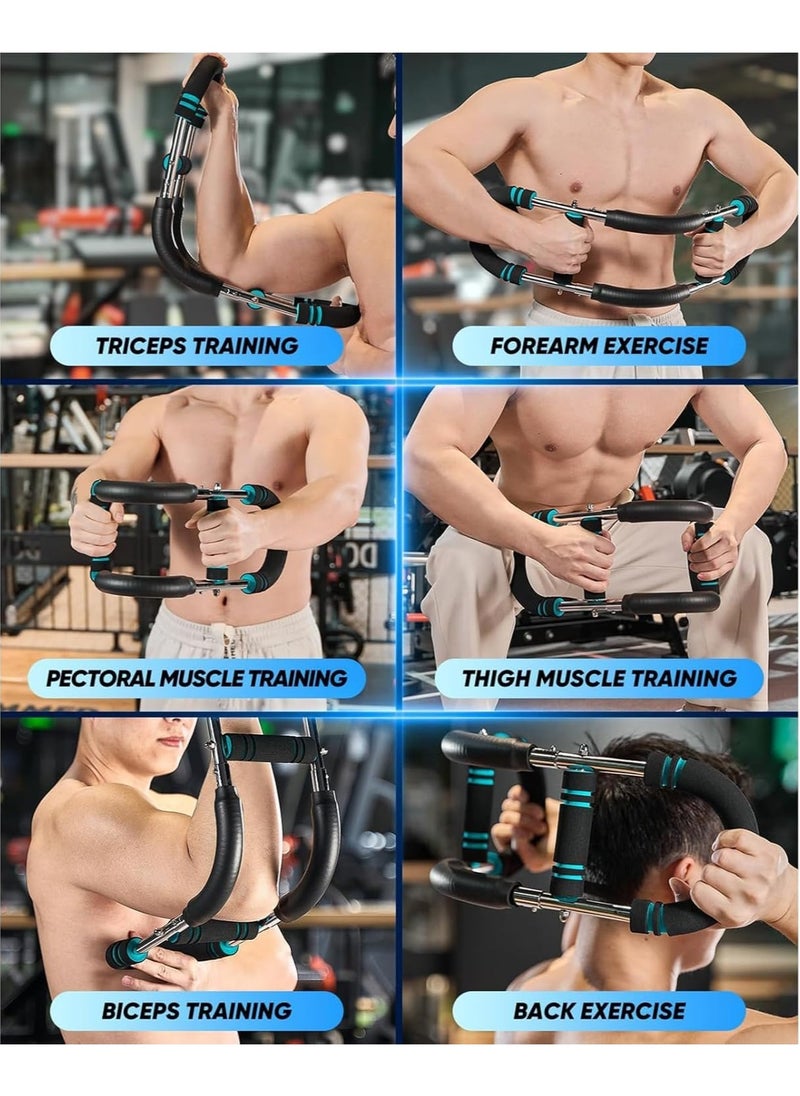 ARNOTEC The ultimate arm trainer. Adjustable chest expander, arm exerciser. Shoulder muscle training fitness equipment, upper body strength training machine. Portable spring resistance home fitness equipment.  - Image 2
