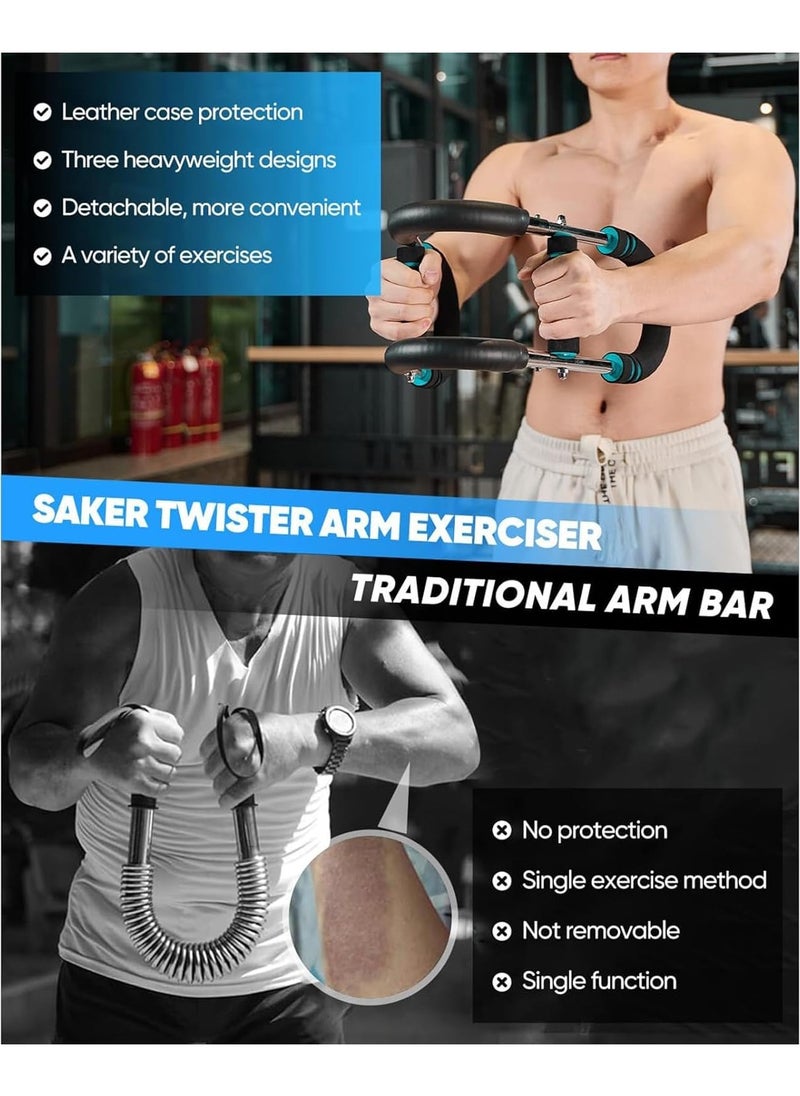 ARNOTEC The ultimate arm trainer. Adjustable chest expander, arm exerciser. Shoulder muscle training fitness equipment, upper body strength training machine. Portable spring resistance home fitness equipment.  - Image 4