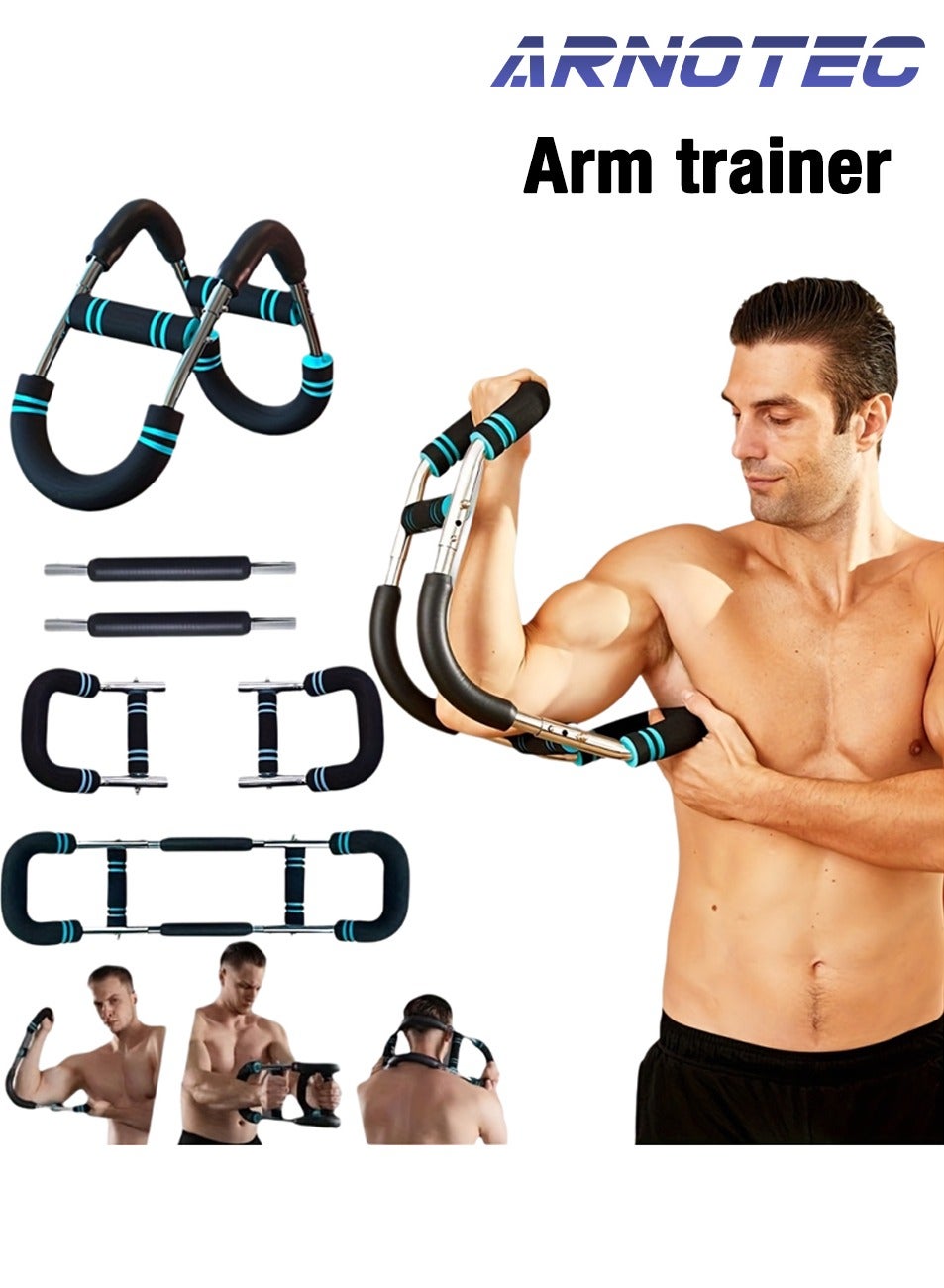 ARNOTEC The ultimate arm trainer. Adjustable chest expander, arm ...