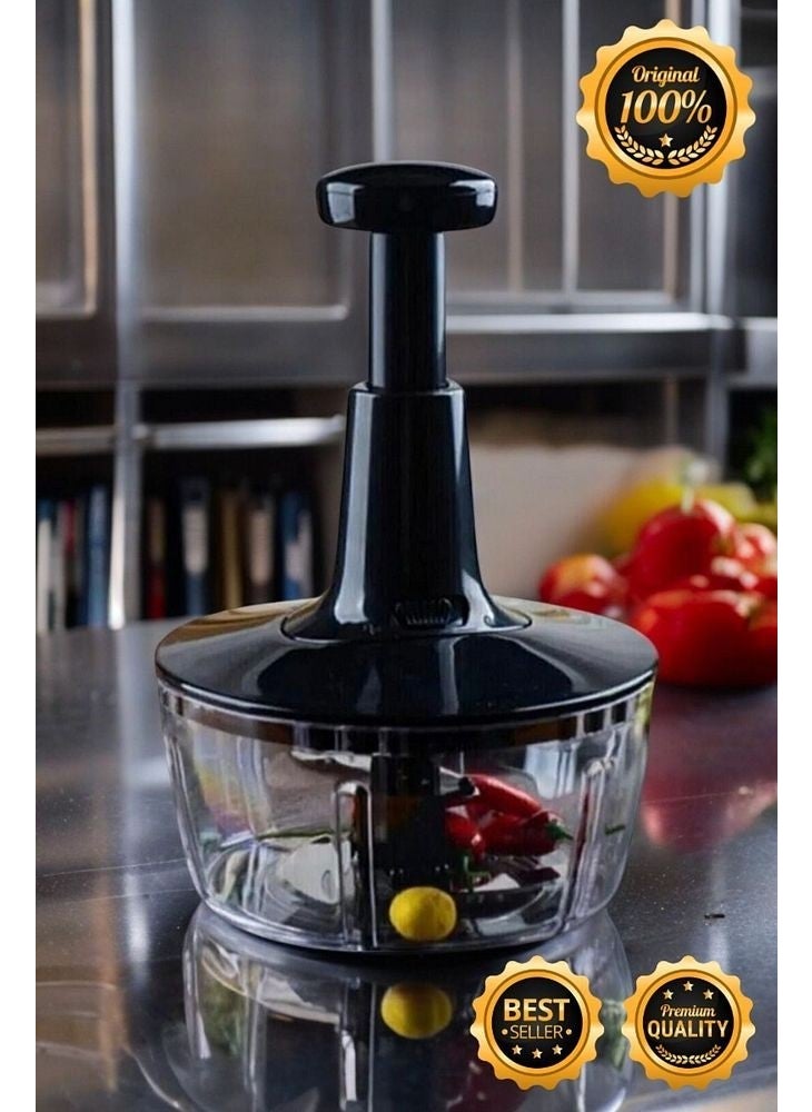 Comprox - Manual Press Cut Xl Practical Hand Robot 1500ML Chopper - Image 1