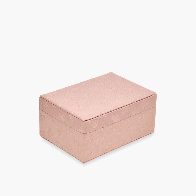 LIFESTYLE Heart Textured Jewellery Organiser - Pink for Girls - Image 1