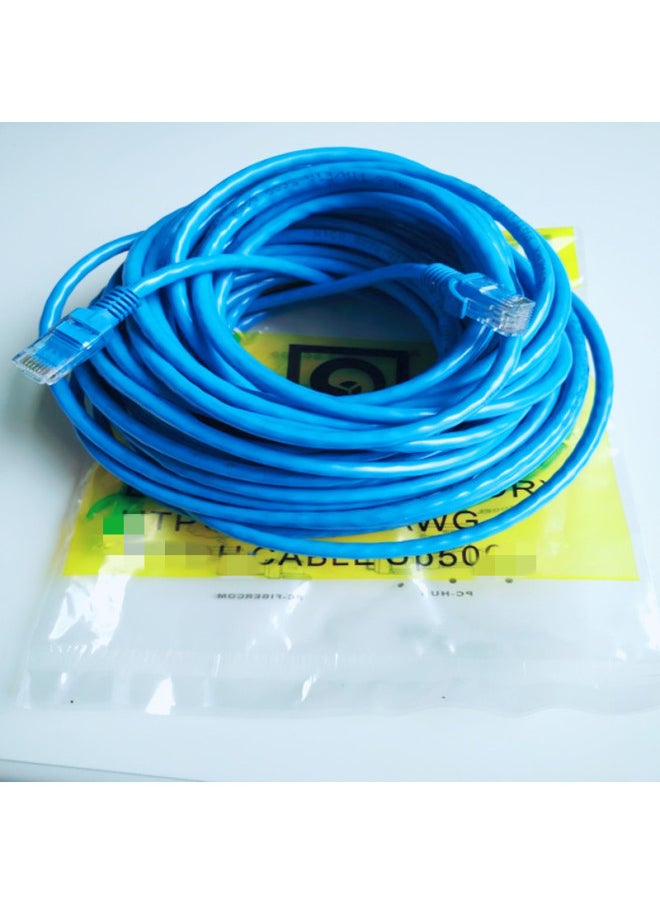 Generic Applicable To Six Types Of Network Cable High-speed Broadband Line Computer Network Finished Outdoor Household 10 15 20 30m50 Meters-Color:Super Six Gray Aluminum Iron-Line Length:60m  - Image 2