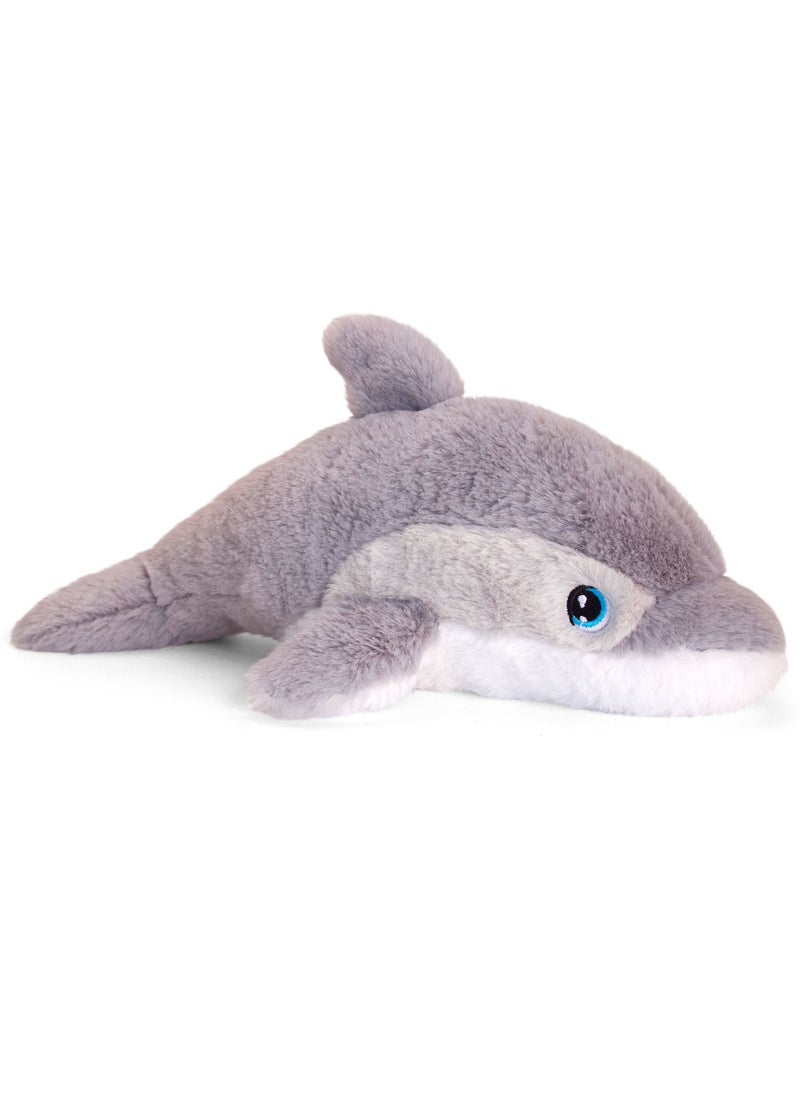 Keel Toys Keeleco Dolphin 25cm | Soft Toy | Plush Toy | Gift for Kids and Adults  - Image 1