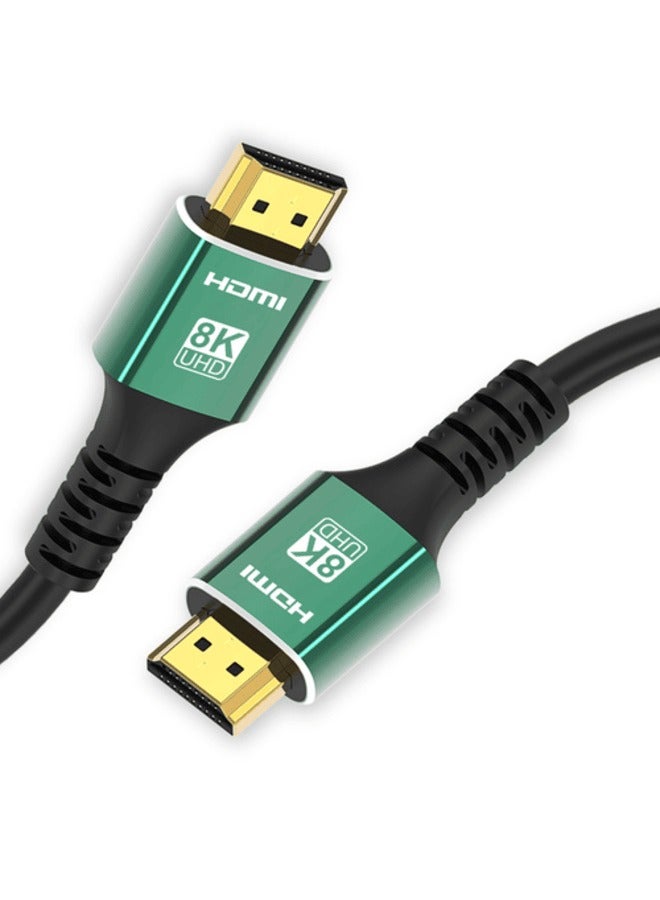 High Speed 8K HDMI 3 Meter Cable,HDMI 2.1 Cable Aluminum Alloy,HDTV Male to Male Cable,HDTV 2.0/1.4 Cable,8K HDTV Cable,High Speed HDTV 2.1 Cord 4K120 144Hz 8K60Hz 3D Compatible for PS5, PS4, UHD TV And PC., High Speed HDTV Cable, HDTV Cord Pack, Console Connectivity, Audio Video Sync, HDTV Version Cable, Male to Male Cord, Round Cable Shape, Aluminum Alloy Cable, Sturdy Aluminum Housing, Reliable Performance, Gamers, Tech Upgraders - Image 4