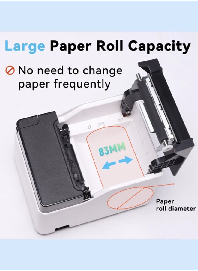 AIMO Aimo POS QF300 80MM Receipt Printer USB/USB+BT/USB+LAN/USB+Serial Ports  - Image 4