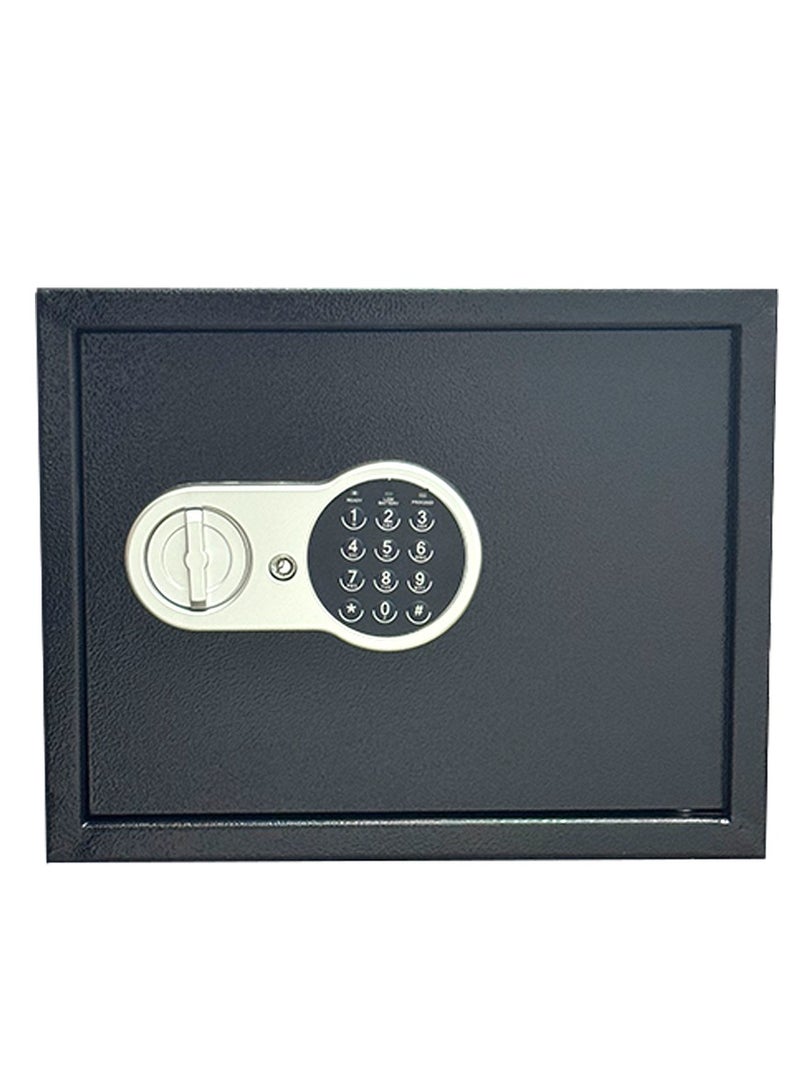 Luxury Fire-Resistant Digital Security Safe With Electronic Number Pad And Lock And Physical  Key 38*30*30 CM - Image 3
