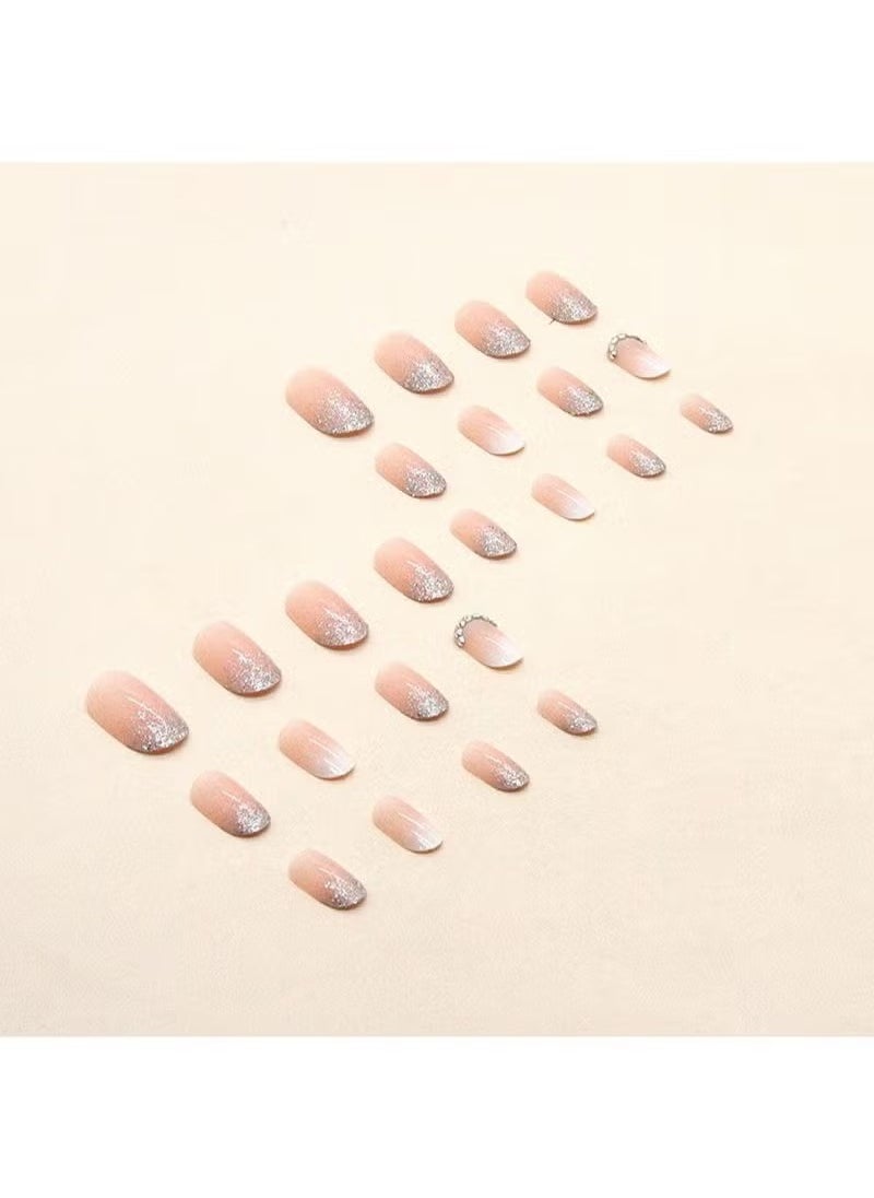 Gradient Diamond Short Fake Nails 24Pcs - pzsku/ZE101C8BE3EF1177A72E9Z/45/_/1728741200/26e57f16-e605-4973-985c-76be8a0cf8f5