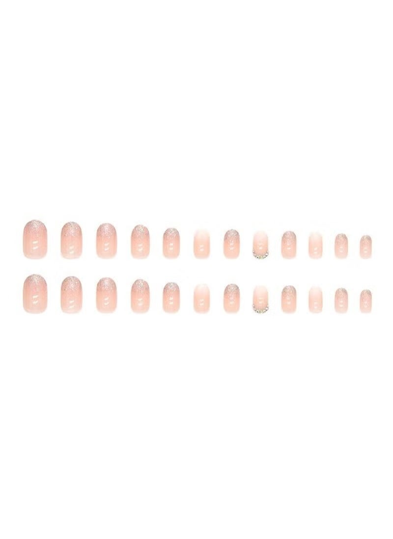 Gradient Diamond Short Fake Nails 24Pcs - pzsku/ZE101C8BE3EF1177A72E9Z/45/_/1728741229/86db82a1-45ea-4752-a485-57bfe1f83365