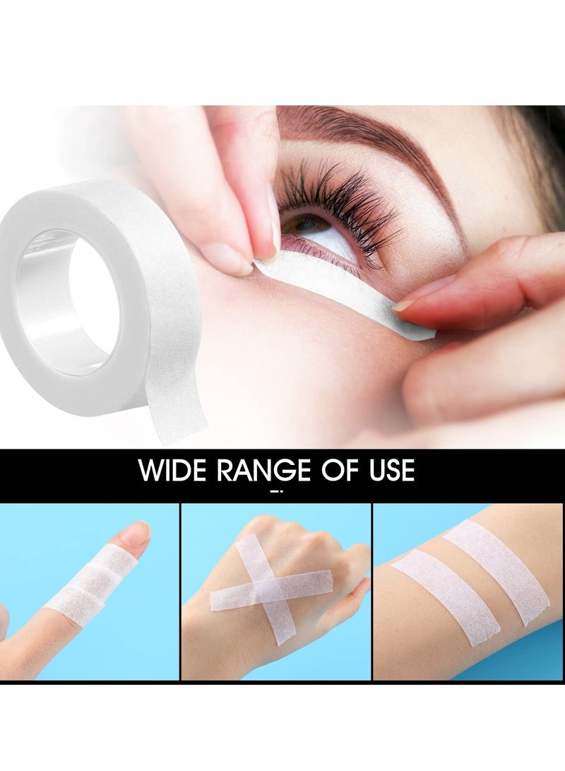 Excefore EXCEFORE 6 Rolls Flexible Skin Tape Breathable Nose Tape Self Adhesive Gauze Tape for Wound Injuries Swelling Sports, 0.5 Inch x 10 Yards (White)  - Image 2