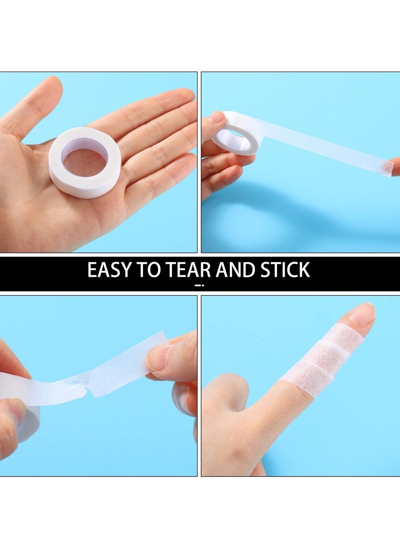 Excefore EXCEFORE 6 Rolls Flexible Skin Tape Breathable Nose Tape Self Adhesive Gauze Tape for Wound Injuries Swelling Sports, 0.5 Inch x 10 Yards (White)  - Image 3