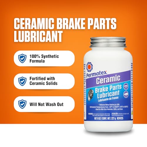 Permatex 24125 Ceramic Extreme Brake Parts Lubricant, 8 oz., Pack of 1 - Image 3