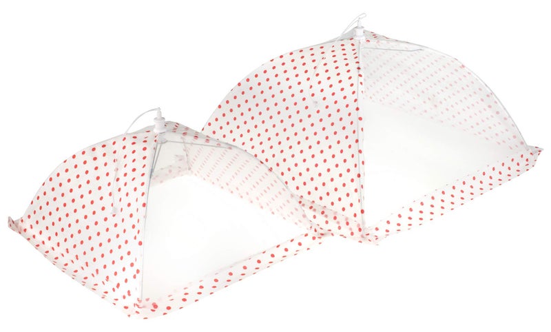 Tala Gingham Food Cover 305cm Diameter Red