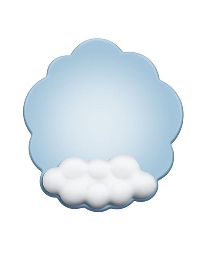 Cloud Wrister Mousepad, Wrist Protection Mouse Pad, Ergonomic Hand Rest Support Mousepad with Soft Memory Foam and Non-Slip Underside, Mouse Mat for Home Office/Computer/Laptop