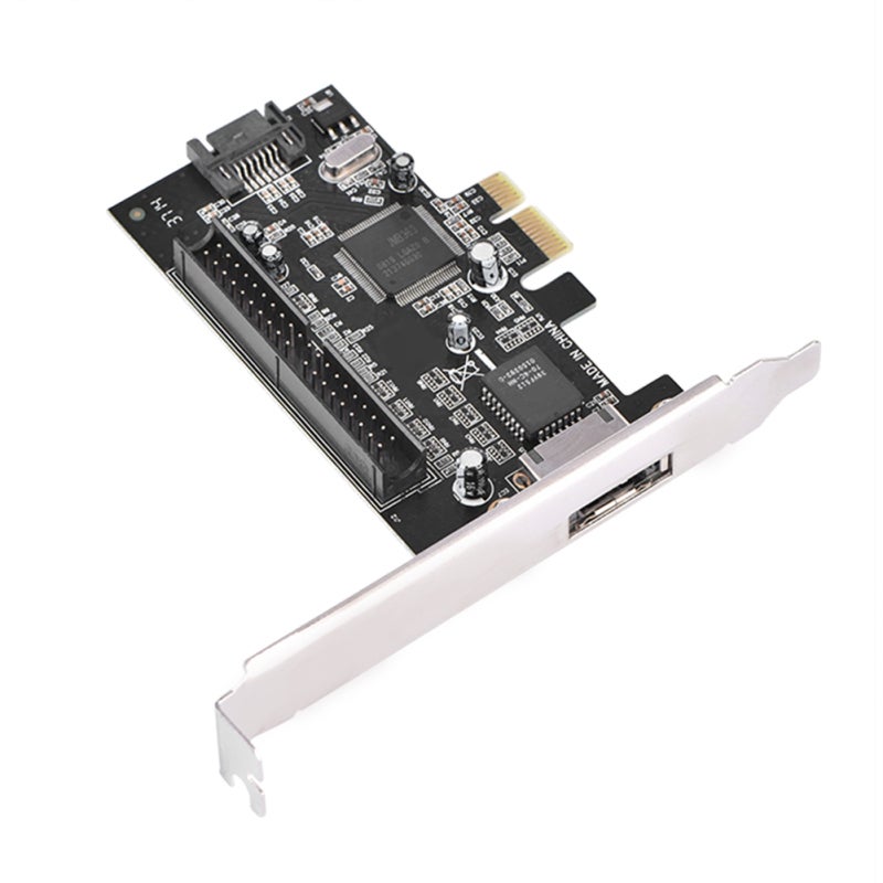 JM PCI-E SATA IDE Card Internal SATA External eSATA ATA133 Interface - Stable JMB363 Chipset RAID Controller for Windows - Image 1