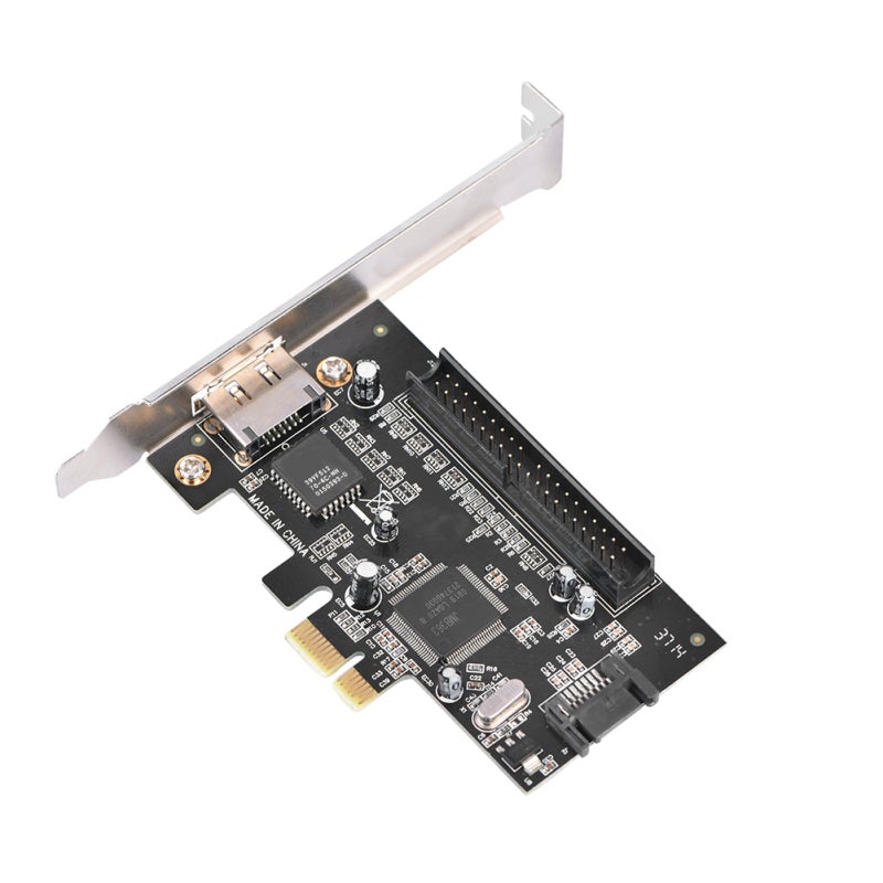 JM PCI-E SATA IDE Card Internal SATA External eSATA ATA133 Interface - Stable JMB363 Chipset RAID Controller for Windows - Image 3