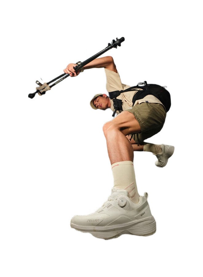 PELLIOT Hiker Outdoor Trekking Pole, Carbon Fiber Hiking Stick, Telescopic Walking Stick, 16403602 Black - Image 2