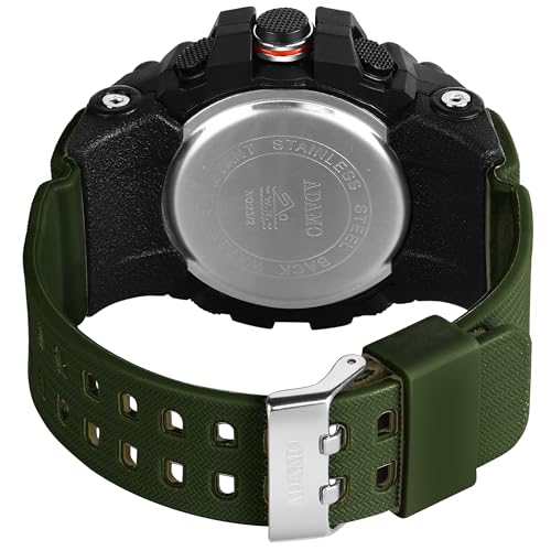 ADAMO Multifunctional Sports & Military Analog-Digital Green Dial Men's & Boy's Watch 342NGR02 - Image 4