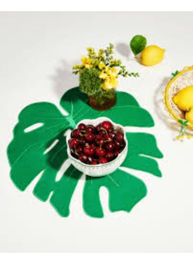 AQUAZURRA حصيرة طاولة أكوازورا فلوريدا - أخضر زمردي 2 قطعة - Image 3