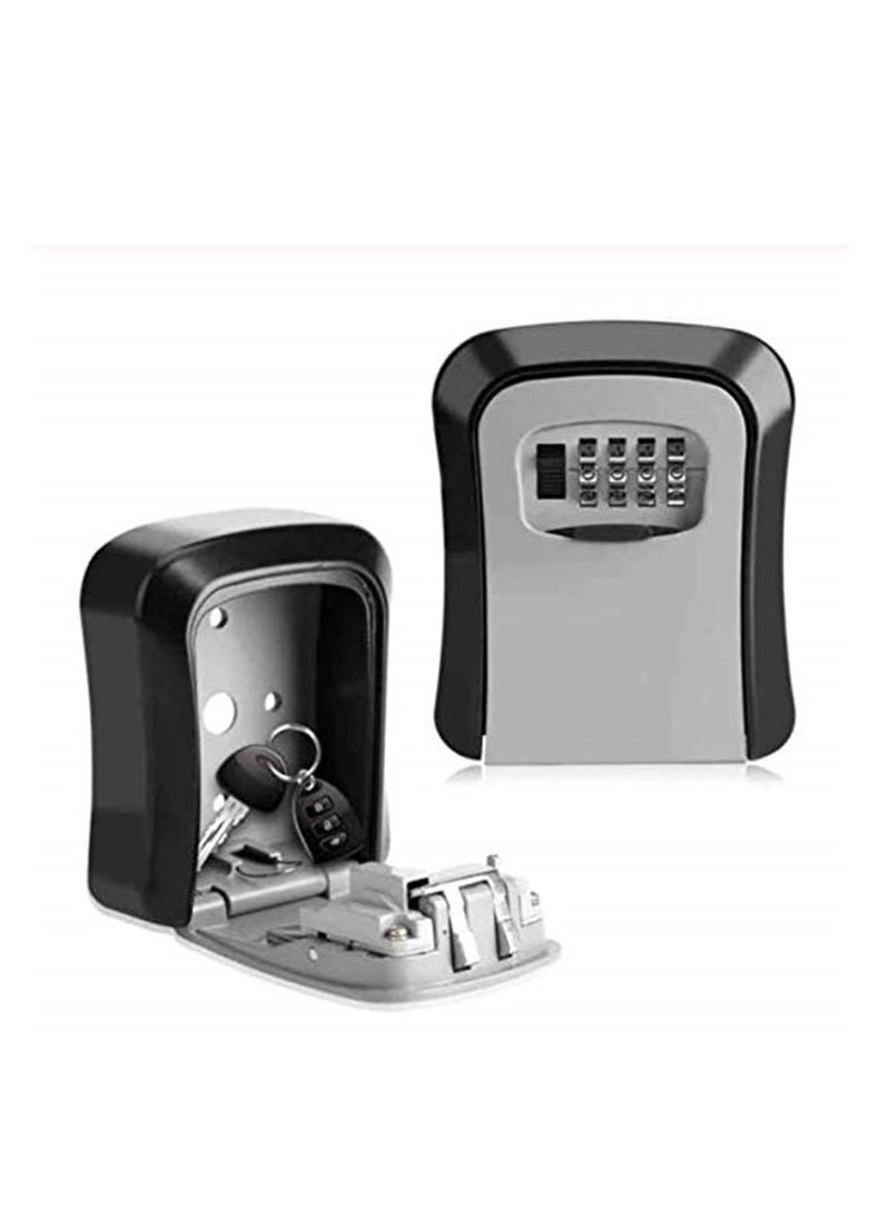 Generic Key Box Combination Hide Key Lock Box Storage Wall Mount Security Outdoor Case 4 Digit Organizer Aluminum Alloy Door Lock  - Image 5