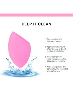 AOA STUDIO AOA Studio Collection Makeup Sponge Set Makeup Blender Latex Free and High-definition Super Soft Set of 6 Makeup Blender For Powder Cream and Liquid, Beauty Cosmetic Beveled Shape (Pink)  - Image 5