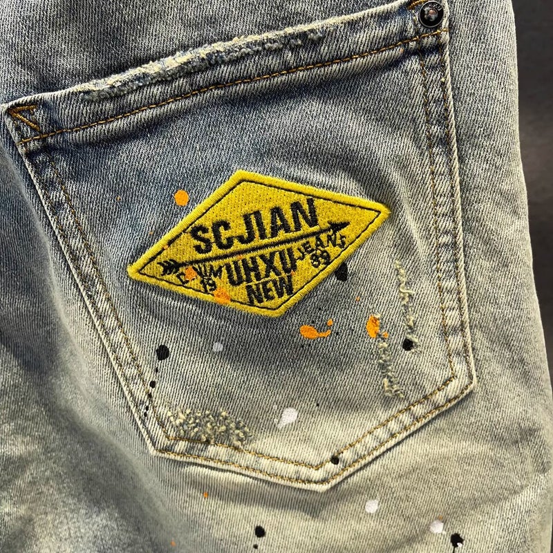 Unisex Classic Denim Jeans Loose Fit Daily Outdoor Wear - Image 5