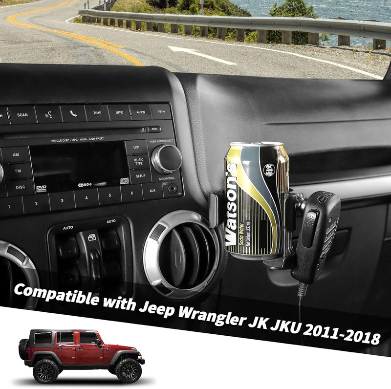 Jimen JK Phone Holder for Jeep Wrangler - Image 2
