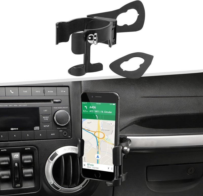 Jimen JK Phone Holder for Jeep Wrangler - Image 1