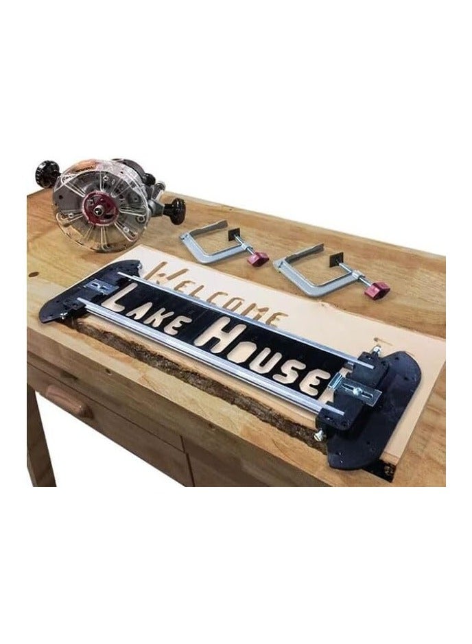 مايلكرافت مجموعة راوتر مايلز كرافت 1212 ساين برو لحفر الحروف والارقام وكتابة الاسماء مع القطع اللازمة - Image 1