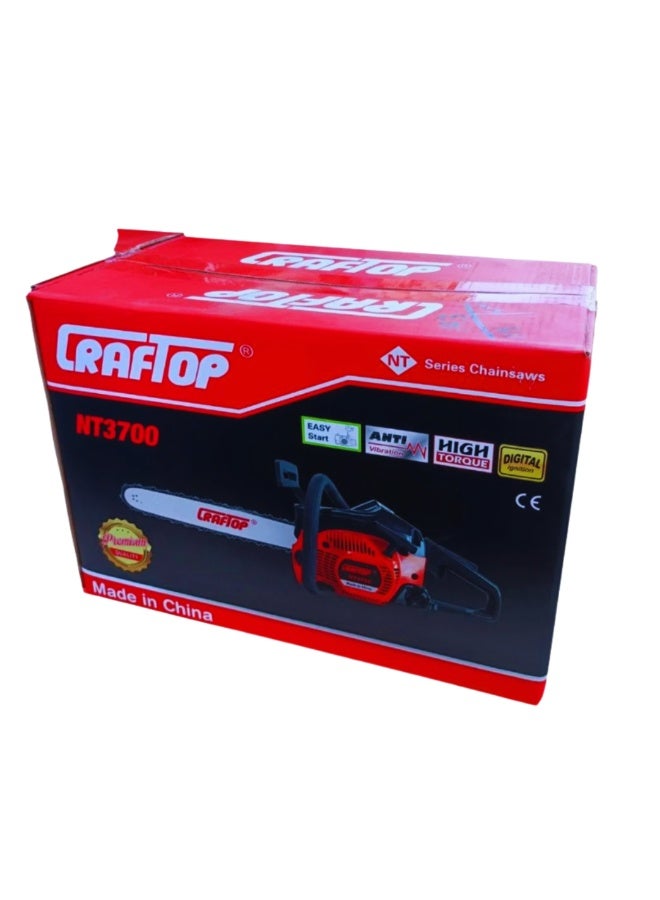 CRAFTOP Kraftop 16" Gasoline Chainsaw – 1.5kW Power, 36.3cc Engine, 8500 RPM - Image 4
