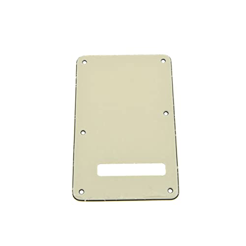 KAISH ST/Strat Style Standard Guitar Back Plate ST Tremolo Trem Cover for Strat/Stratocaster Made in USA Aged White 3 Ply - Image 4