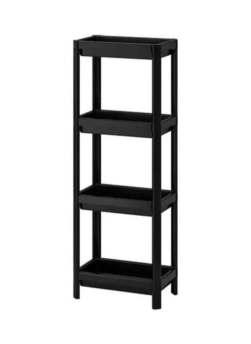 co arma Vesken Black Plastic Shelf Unit  34x22 cm  - Image 1