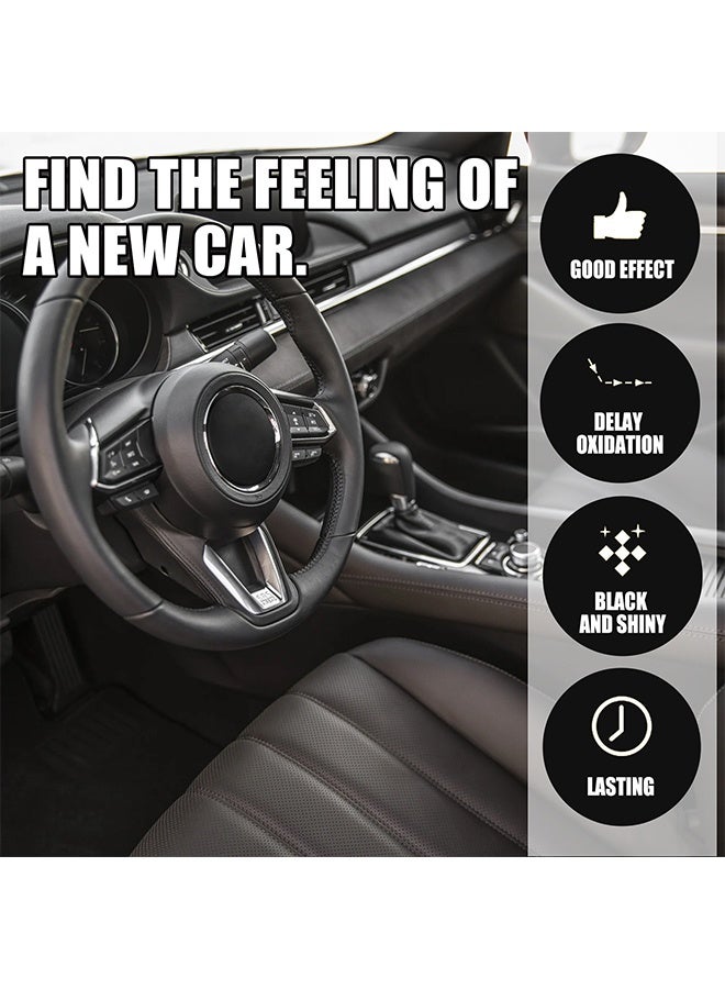 RAYHONG Car Crystal Coating Plastic Refurbish Agent,  Long-Lasting Restorer and Refresher Agent for Automotive Plastic Parts, Crystal Coating for Car Plastic Parts, Plastic Restorer for Car - Image 3