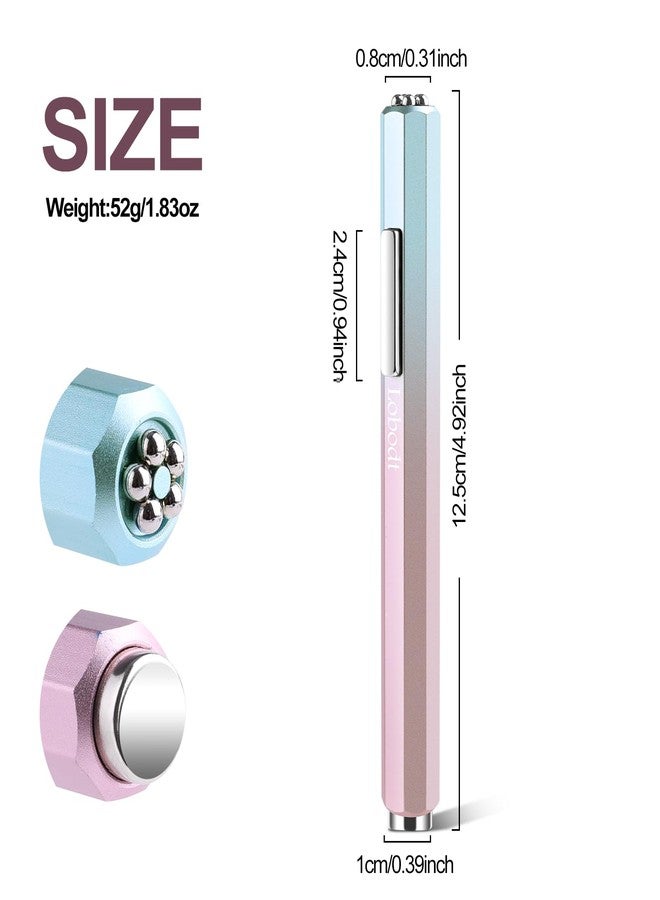 Lobodt Cat Eye Magnet for Nails, professional 3-in-1 nail magnet tool, octagonal powerful nail suction stick, suitable for personal DIY, nail studios or nail salons (Gradient pink) - Image 3