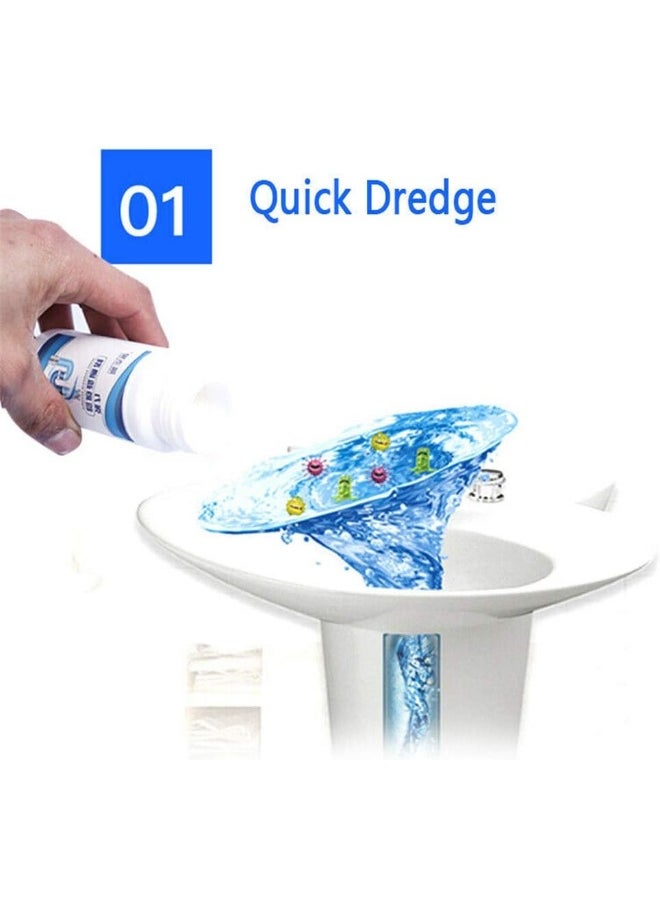 Generic Pipe Dredging Agent, Fast Foaming Cleaner Chemical Powder Agent Kitchen Sewer Pipes Cleaning Dredge Agent Sink Toilet Pipeline Strong Deodorant Dredge Agent Washing Machine Cleaning Tool (3pcs)  - Image 3
