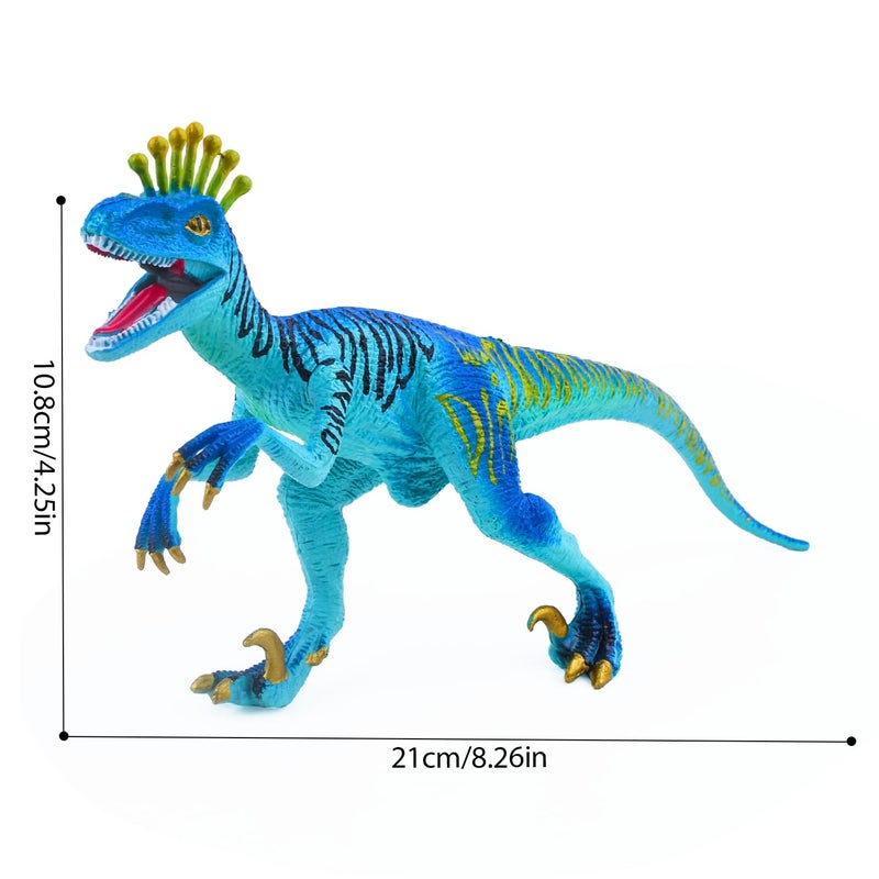 SIENON Dinosaur Figure Toys  Triassic Jurassic Dinosaur Toy 7 Inch  Educational Realistic Eoraptor Dinosaur Model Plastic Hand-Painted Dinosaur Figurine Toy for Dinosaur Party Cake Topper Decoration - Image 4