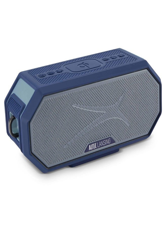 ألتك لانسينج مكبر صوت بلوتوث محمول من Altec Lansing - طراز HYDRABLAST 2.0، مقاوم للماء بمعيار IP67، طاقة خرج 20 واط، مكبر صوت بلوتوث مغناطيسي (دالاس كاوبويز) - Image 1