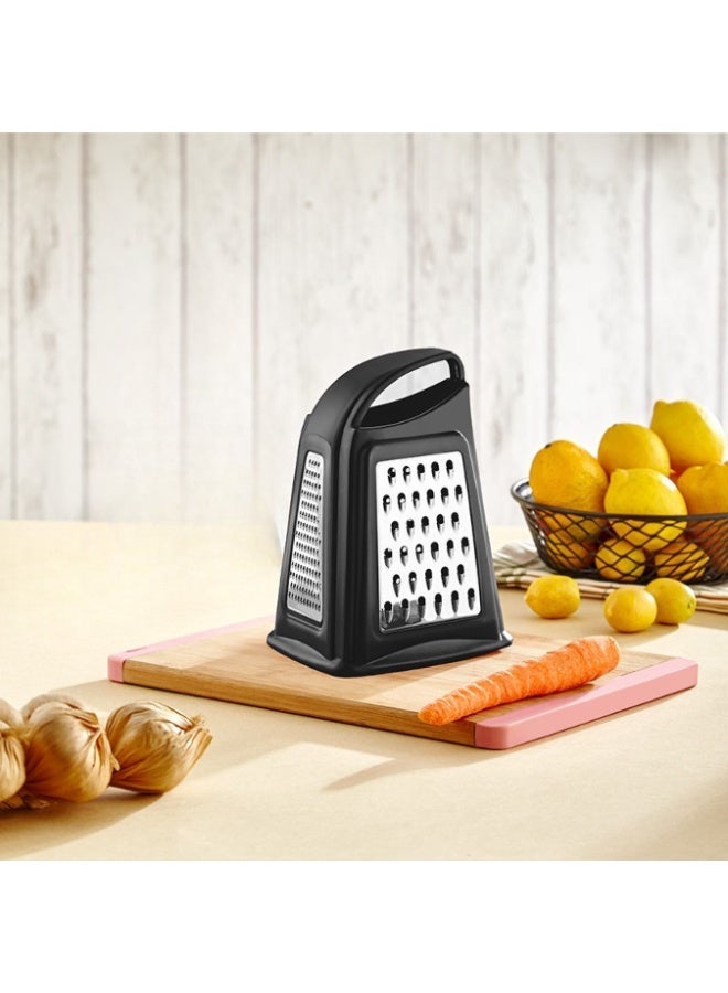 كلوكس مبشرة ستانلس ستيل بإطار بلاستيكي متعددة الجوانب لبشر مختلف أنوع الخضار أو الجبن في المطبخ 15X12,1X19,8 سم - Image 1