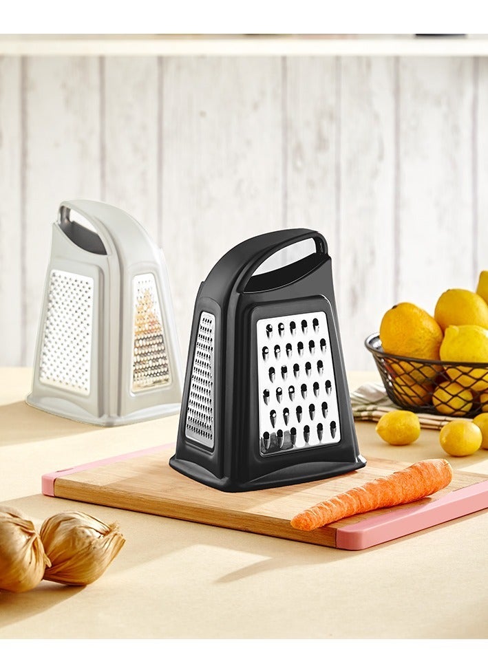 كلوكس مبشرة ستانلس ستيل بإطار بلاستيكي متعددة الجوانب لبشر مختلف أنوع الخضار أو الجبن في المطبخ 15X12,1X19,8 سم - Image 4