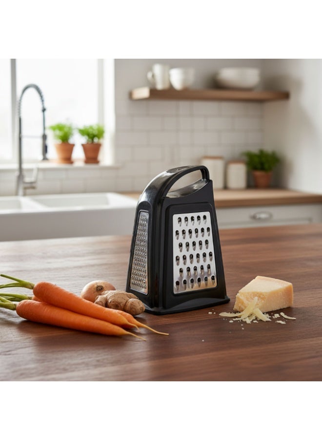 كلوكس مبشرة ستانلس ستيل بإطار بلاستيكي متعددة الجوانب لبشر مختلف أنوع الخضار أو الجبن في المطبخ 15X12,1X19,8 سم - Image 2