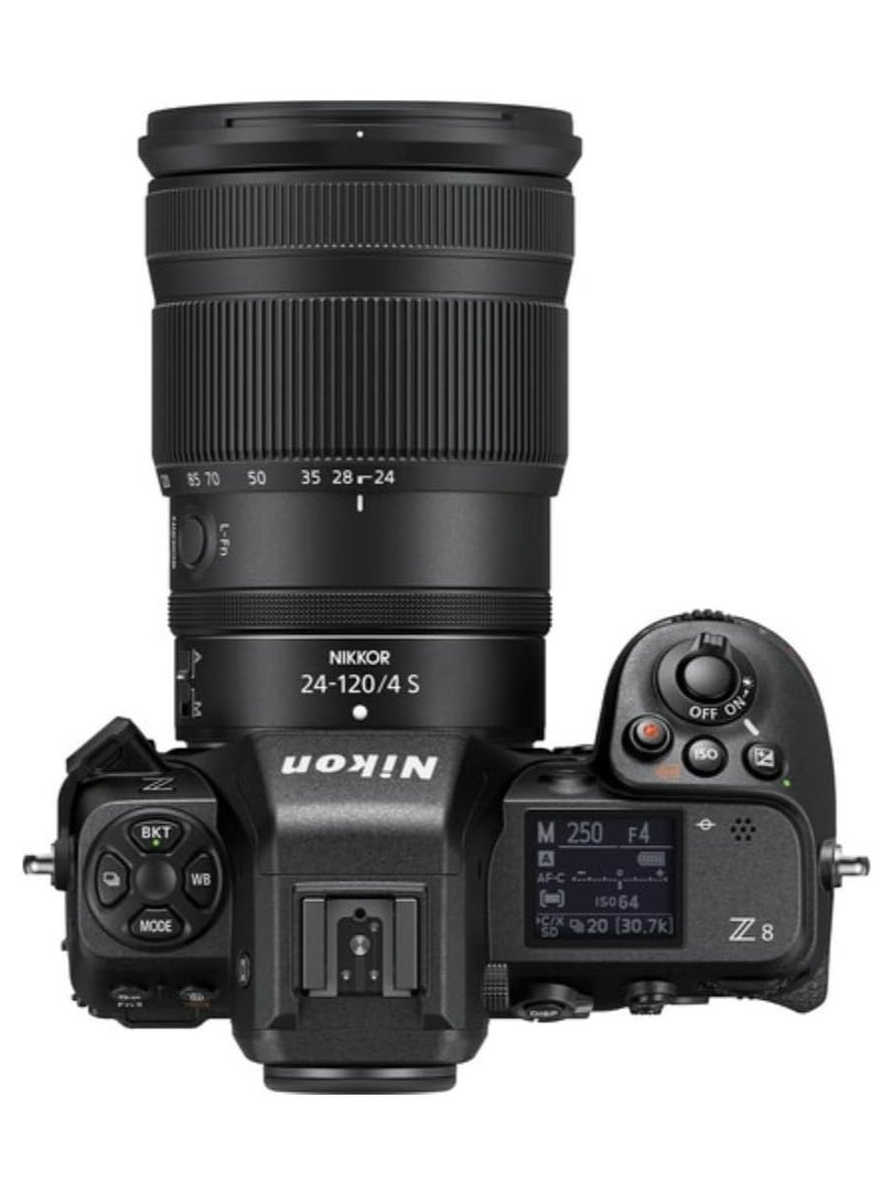 Nikon Z 8 FX-format Mirrorless Camera Body w/NIKKOR Z 24-120mm f/4 S - Image 5