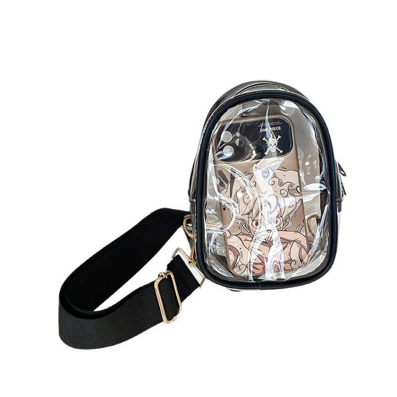 PVC Shoulder Bag with Cartoon Pocket for Women - Image 5