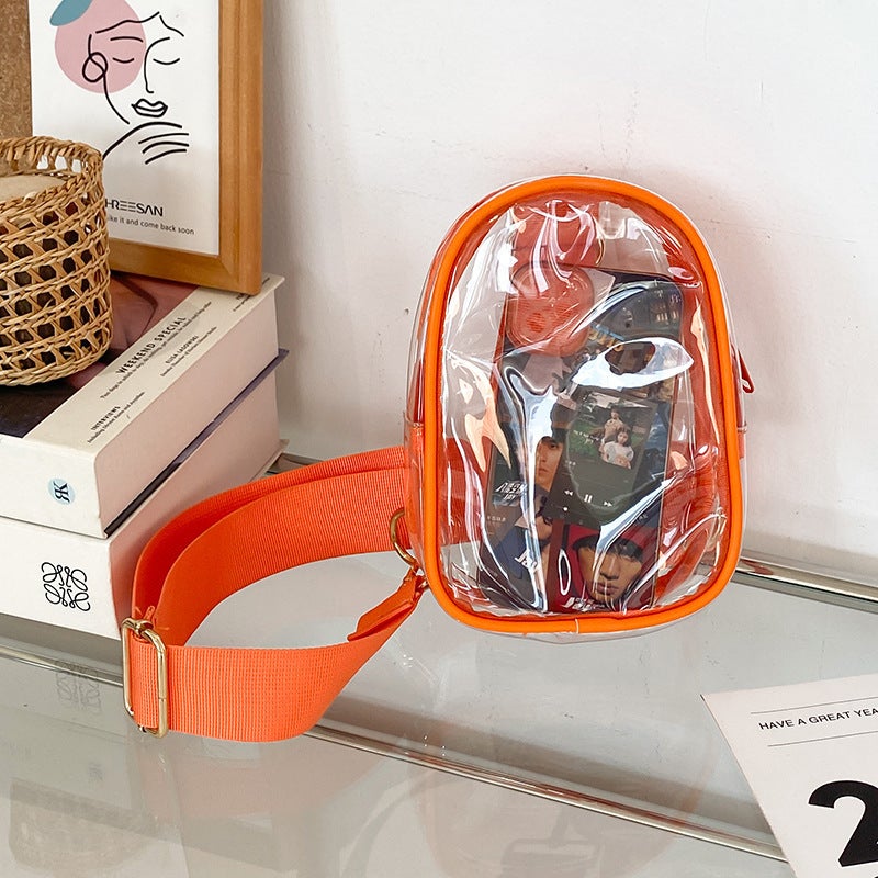 PVC Shoulder Bag with Cartoon Pocket for Women - Image 2