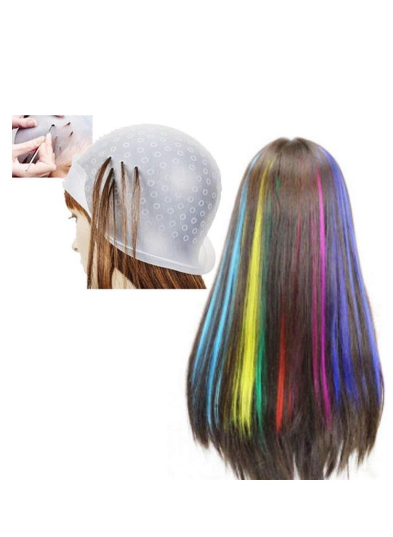 INGRID Professional Reusable Hair Coloring Highlighting Cap & Hook Hair Salon - Image 2